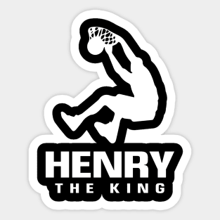 Henry Custom Player Basketball Your Name The King Sticker